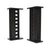 Vista frontal de los soportes V3 Acoustic para monitores de estudio