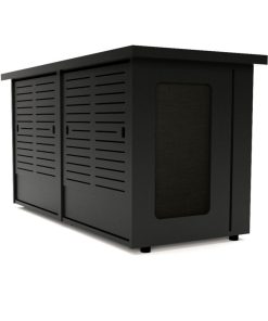 Alternative view of Vertical Rack V3 Acoustic 24RU